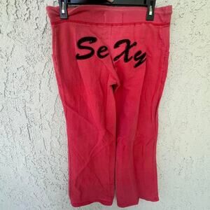 Y2k sexy pink sweatpants